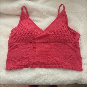 Fornia Pink Lace Bralette